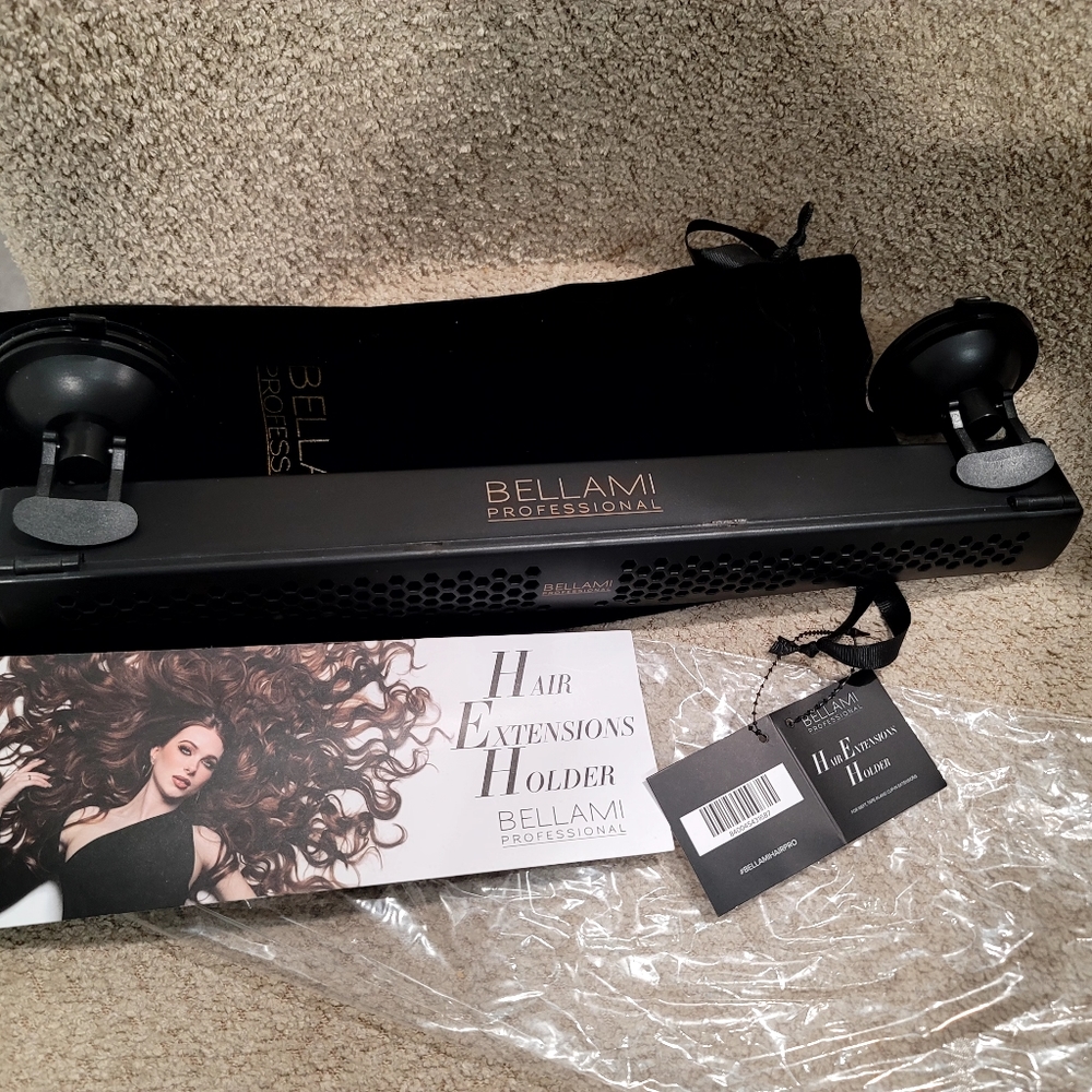 Bellami hair extension holder 15" in midnight black